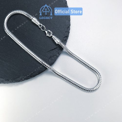 Lắc Tay Mì Đôi Bạc s925 - Hình ảnh 5