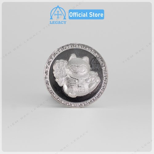 Đồng Bạc Mèo Thần Tài (Lớn) - Hình ảnh 2