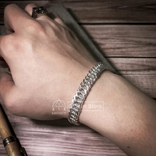 Lắc Tay Cuban Bạc 925 - Hình ảnh 3
