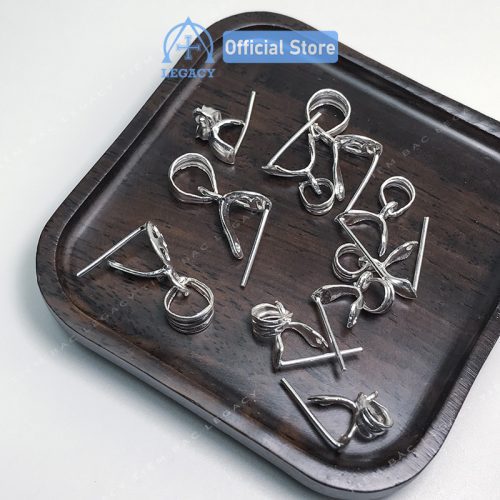 Móc Bạc Rời Gắn Mặt Đá - Tỳ Hưu