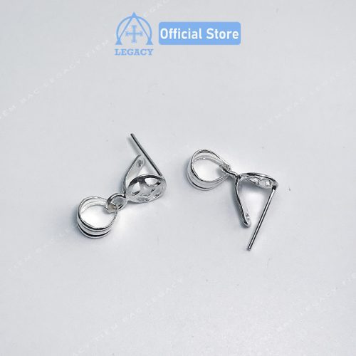 Móc Bạc Rời Gắn Mặt Đá - Tỳ Hưu - Hình ảnh 3